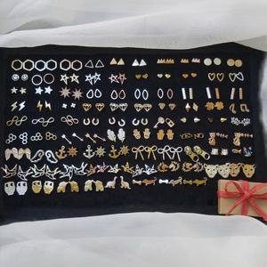 Dainty Pair of Gold Silver or Rose Stud Earrings